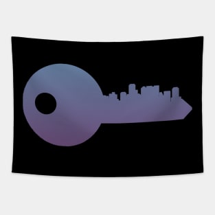 Key Skyline City New York NY Tapestry