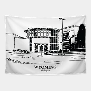 Wyoming - Michigan Tapestry