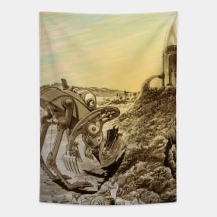 Vintage Science Fiction Tapestry