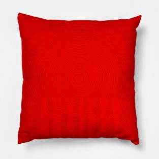 ANXIETY - Red on Red Pillow