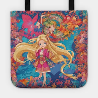 Anime Dreams Anime Girl collorful Tote