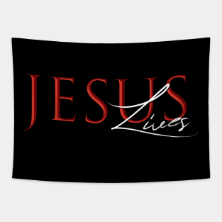 Jesus Lives Tapestry