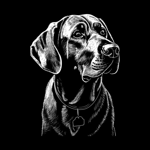 Adorable Black Lab Dog Illustration - Perfect Gift for Dog Lovers by TeeTrendz