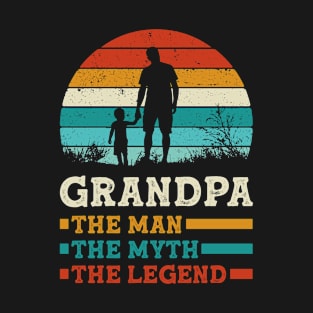 Best Grandpa Gift Sayings Father's Day T-Shirt