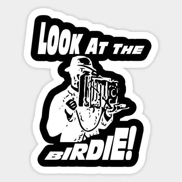 Photographer With Old Camera White Photographer With Old Camera Sticker Teepublic