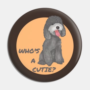 Who's a Cute Poodle Pin