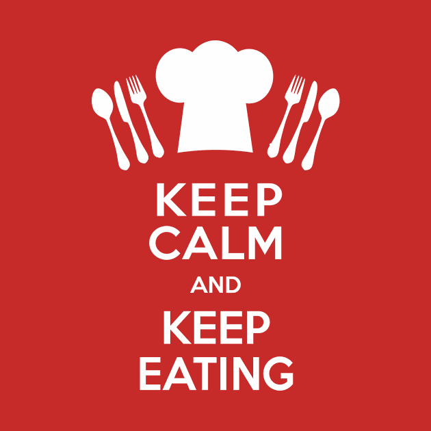 Keep Calm and Keep Eating by AntiqueImages