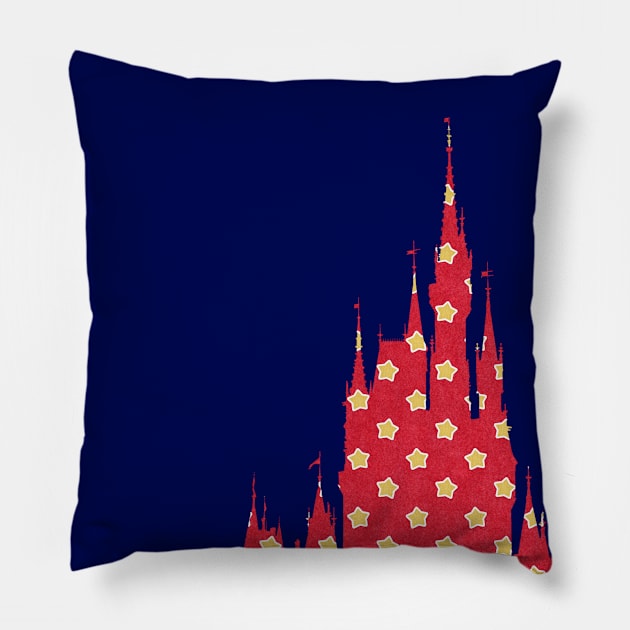 Star Magic Castle Silhouette Pillow by FandomTrading