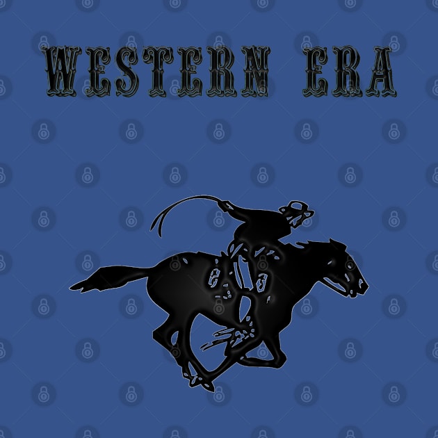 Western Era - Cowboy on Horseback 2 by The Black Panther