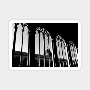 The interior of the Monumental Cemetery at the Square of Miracles (Pisa, Italy) Magnet