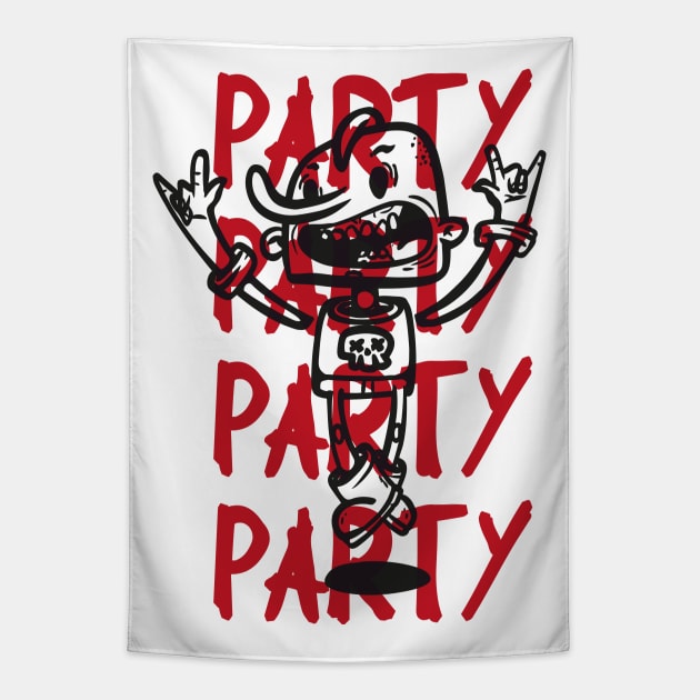 party party party Tapestry by manuvila