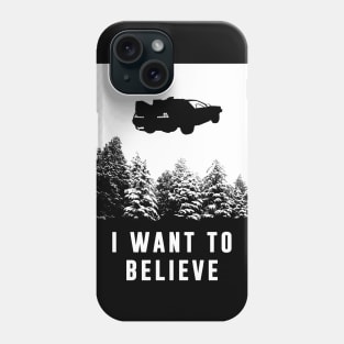 I want to believe Delorean Phone Case