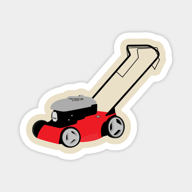 Lawn-mower Magnet by momomoma