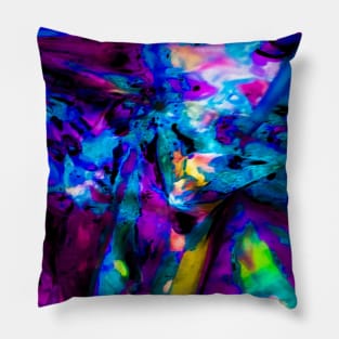 Dark Rainbow Rolls Pillow