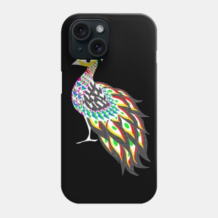 peacock bird in phoenix mariachi ecopop Phone Case