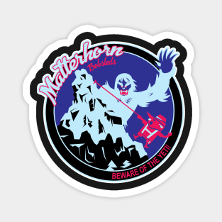 Matterhorn Bobelds (black, sky blue, royal) Magnet