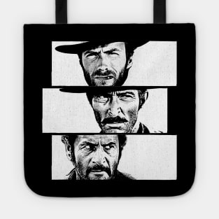 The Good The Bad and The Ugly - BW - Original Design Tote