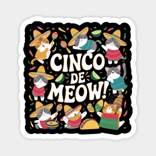 Happy Cinco de Mayo Fiesta Design – Fun Mexican Party Magnet