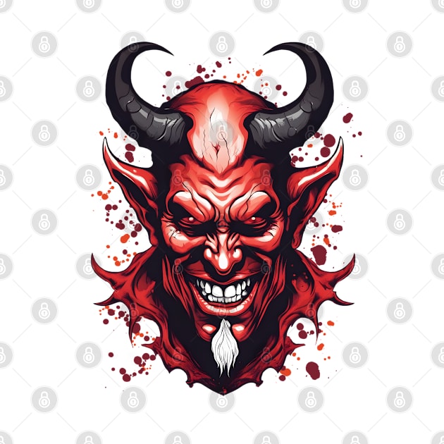 Cheerful Devil: A Splash of Mischief by SunGraphicsLab