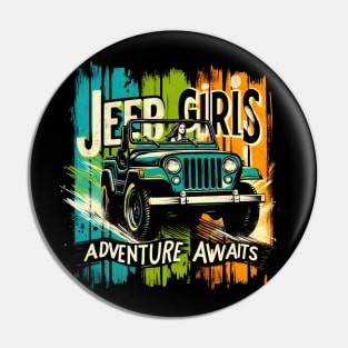 Jeep Girls Pin