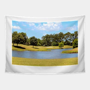 Golf Course Beauty Tapestry