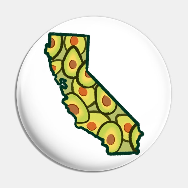 California Avocado Pin by avadoodle