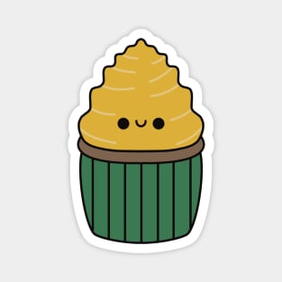 Cute Banana Cupcake - Kawaii Cupcake Magnet