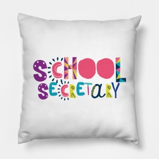Cute School Secretary Gift Idea Back to School Pillow