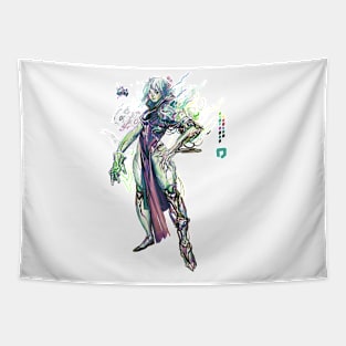 Cyber Girl Tapestry