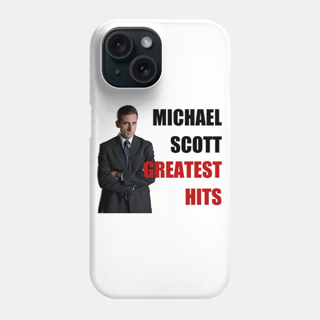 The Office - Michael Scott Greatest Hits Phone Case by OfficeBros