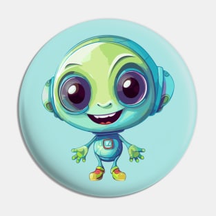 Cute Alien Pin