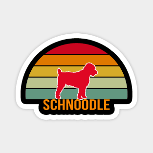 Schnoodle Vintage Silhouette Magnet