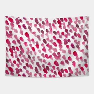 Imperfect brush strokes - pink Tapestry