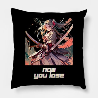 Now, you lose Girl Gamer Pillow