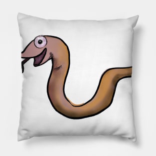 Cute Eel Drawing Pillow