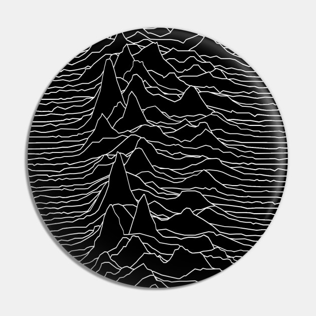 Unknown Pleasures (better for mask) Pin by Otracreativa