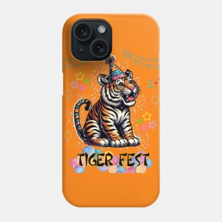 Funny Baby Tiger Art Phone Case