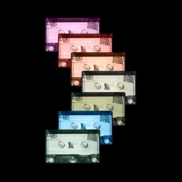 Retro Colored Cassettes by DyrkWyst