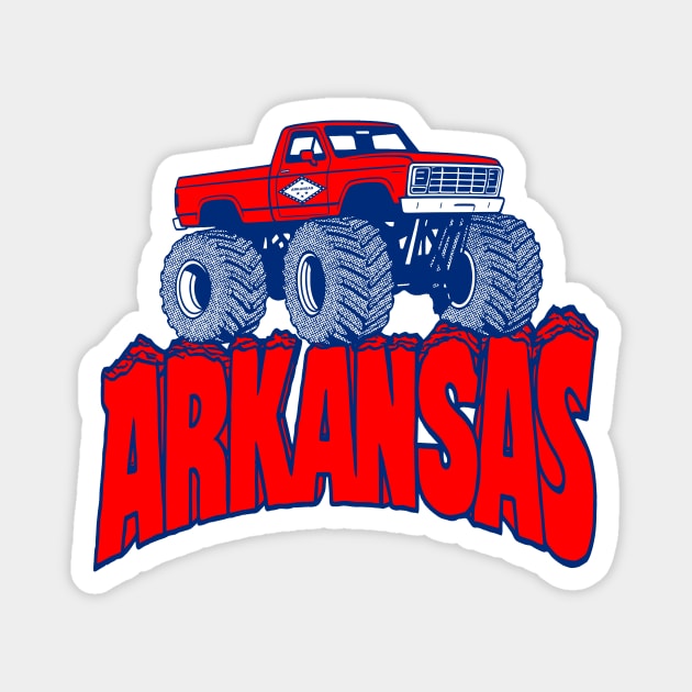 Arkansas - Crushin' It Magnet by rt-shirts