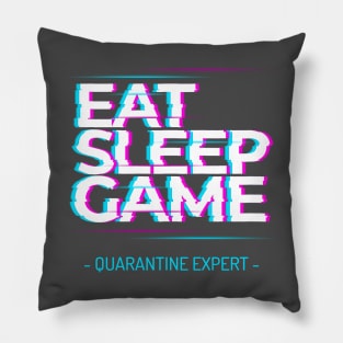 Quarantine Gaming Pro: Eat, Sleep, Play, Repeat! Pillow