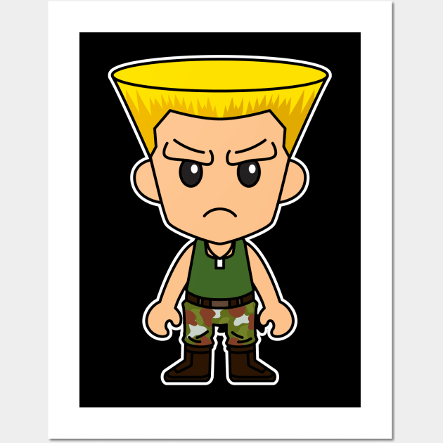 GUILE from street fighter | 3D Print Model