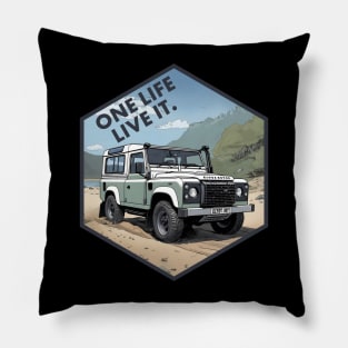 Defender - One life live it Pillow