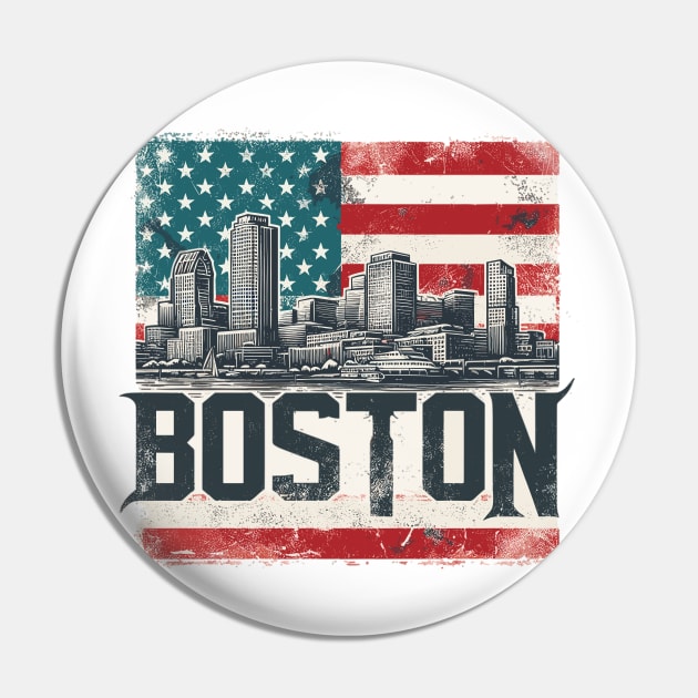 Boston City Pin by Vehicles-Art