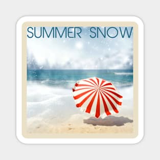 Summer snow Magnet