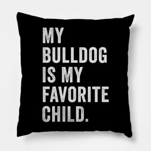 bulldog mom gift Pillow