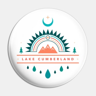 lake cumberland boho rainbow moon Pin