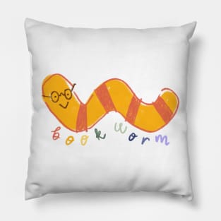 Book Worm for a bookworm Pillow