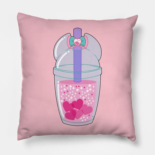 Boba Love Pillow by Pupcakes and Cupcats