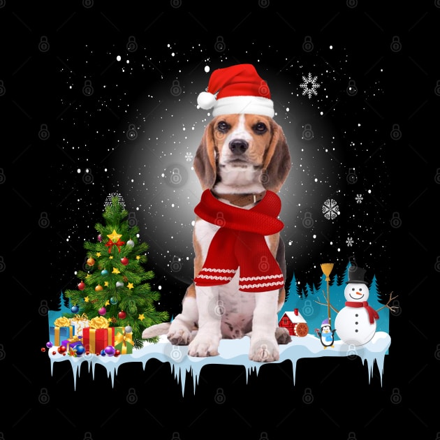 Funny Beagles Christmas T-shirt by CoolTees