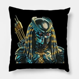 Green Armored Pillow